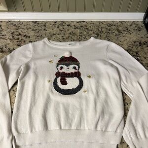 White Penguin Sweater